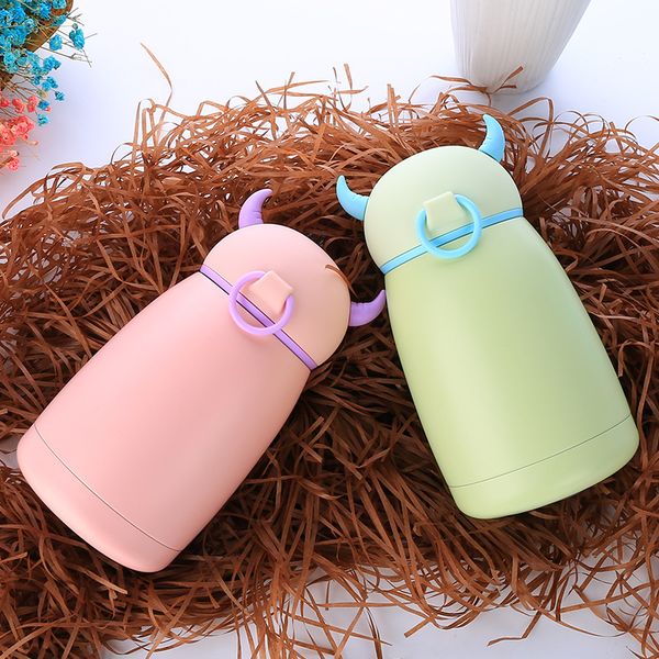 

голова быка с водой бутылка с вакуумной изоляцией и кружкой из нержавеющей стали для горячих холодных напитков