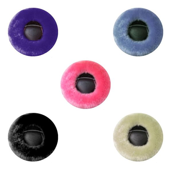 

3шт шерсть пушистая пушистая толстая крышка рулевого колеса автомобиля