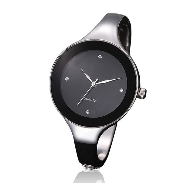 

creative ladies bracelet watch wild fashion girl quartz watch, Slivery;brown