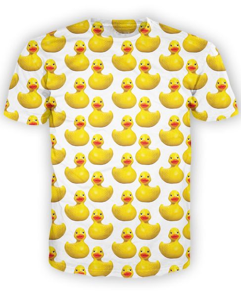 

women men fashion clothing rubber duckies t-shirt duck toys 3d printed summer style funny tees shirt plus size s-5xl r2927, White;black