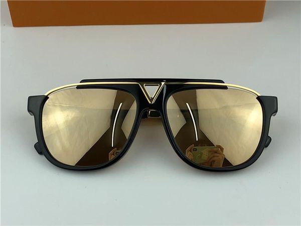 

2019 new luxury ungla e for men and women hield gold frame gray len en ual romantic black full frame vintage de igner ungla e