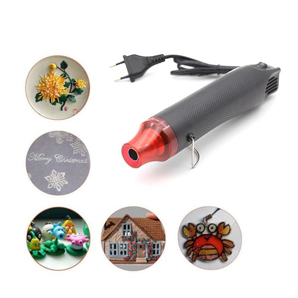 

diy air gun power phone repair tool electric hair dryer soldering supporting seat shrink plastic heat gun 220v 300w