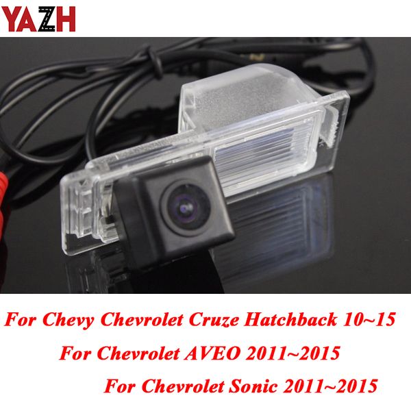 

yazh for aveo sonic cruze hatchback 2010-2015 hd ccd car rearview parking reverse backup rear view camera night vision