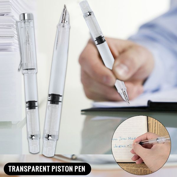 

piston fountain pen fountain pen ink 0.5mm gift stationery fine fine nib