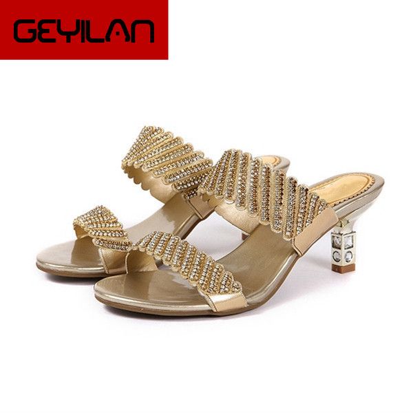 

ladies bling crystal rhinestone flip flops summer slippers women slides sandals 2018 casual shoes xmx-a0045, Black