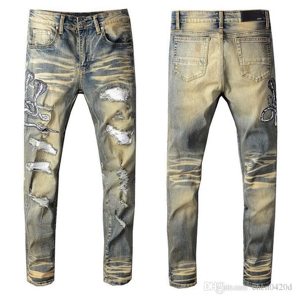 

summer 2020 wholesale men's jeans, european denim production of good quality men's wear welcome to size 28-38:44-54 104, Blue