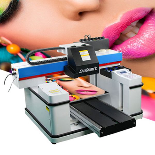 

erasmart 6090 uv flatbed printer for personality decorative acrylic flatbed inkjet printer factory price uv led machine