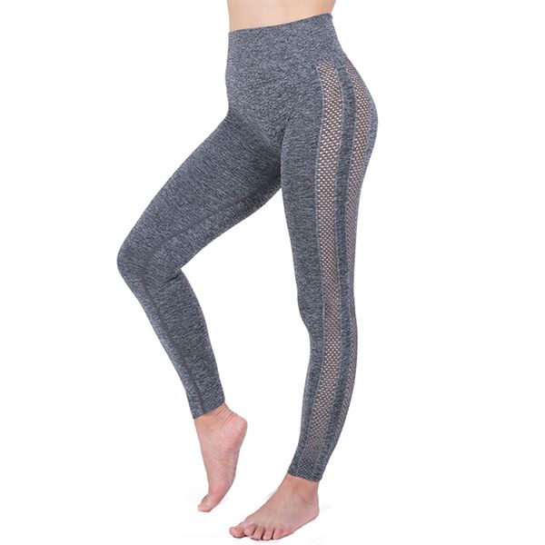 

yoga outfits breathable quick-dry hollow pants fitness high waist tight stretch sports running gym workout leggings, White;red