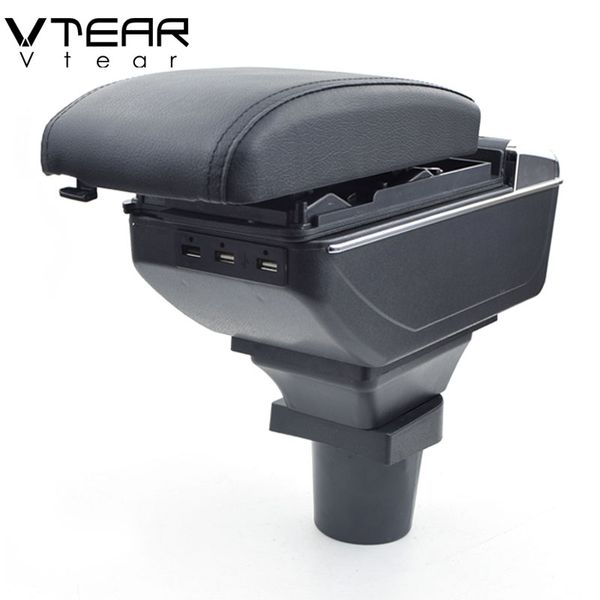 

vtear for vw up armrest car centre console storage box products interior arm rest car-styling decoration parts accessories 09-18