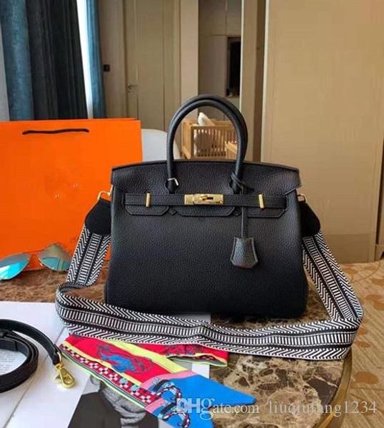 

litchi grain fashionable joker woman one girls women shoulder bags for aslant designer handbags tote ladies genuine leather with brand