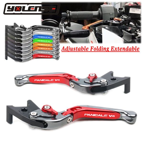 

motorcycle folding extendable brake clutch levers for 959 panigale panigale v4 2016-2019
