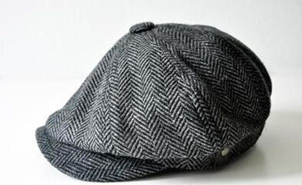 

fashion- cap newsboy beret hat autumn and winter hats for men's international superstar jason statham male models, Blue;gray
