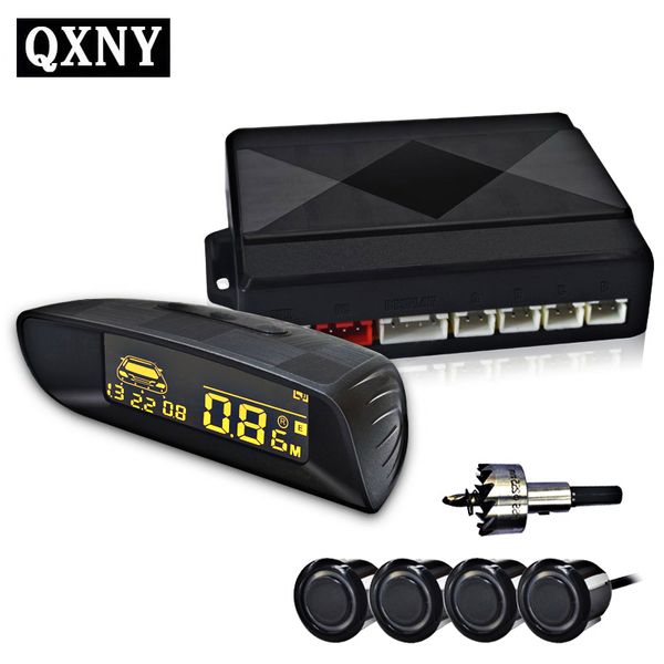 

4/sensors ny7070 car lcd parking sensor kit display for all cars parking car detector assistance sensor