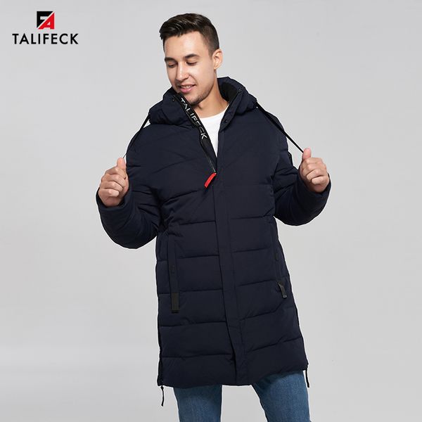 

2019 new men winter coat cotton padded coat hooded thick warm winter jackets parka casual long jacket black men overcoat russian, Tan;black