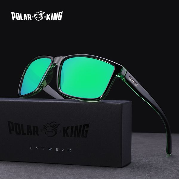 

polarking brand new поляризованные солнцезащитные очки прозрачная рамка мужская мода мужские очки солнцезащитные очки путешествия рыбалка oc, White;black