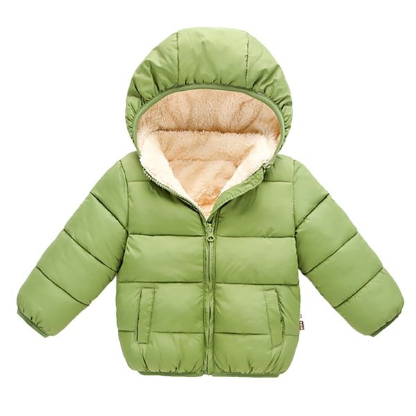 

infant children kids winter hooded coat cloak jacket thick warm outerwear clothes 0-5y children kids hooded warm outerwear coats, Blue;gray