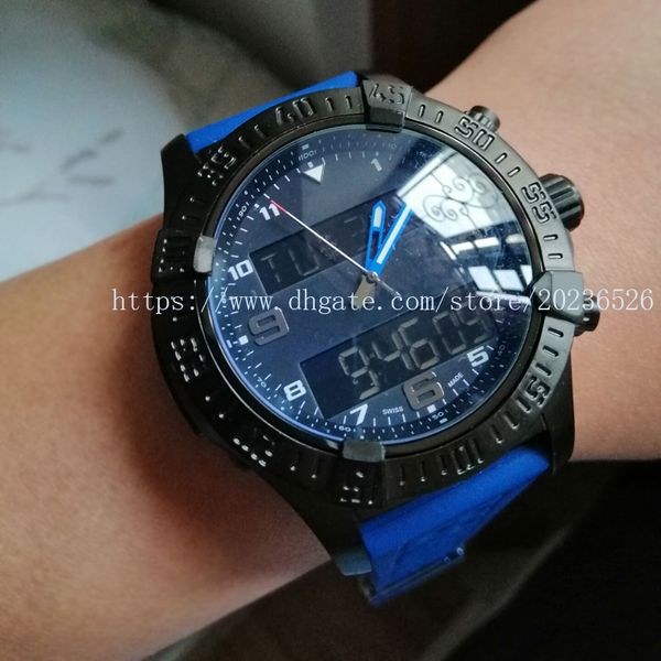 

2019new mens designer watch multifunction chronograph electronic display fashion men sport watches avengers luxury wristwatch clock reloj, Slivery;brown