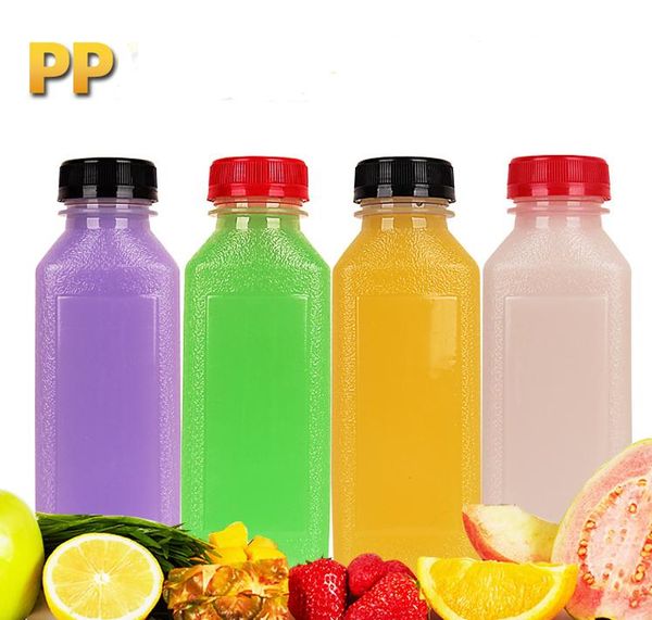 

Scrub bottle empty clear pla tic juice bottle milk bottle wirh multicolor lid option great for toring homemade juice n2376