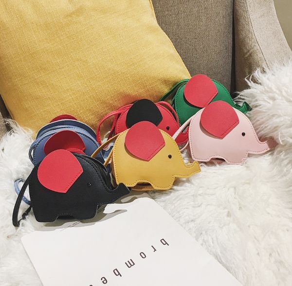 

2018 new style fashion children's bags korean-style small animal cute mini accessories bag baby elephant kindergarten shoulder b