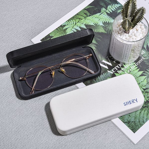 

sun box high-end women's light sunglasses portable anti-pressure men's literary simple sunglasses box