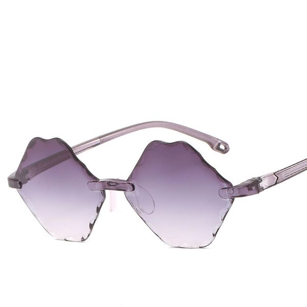 

2020 new children sunglasses rimless plastic kids sun glasses punk gradient girls boys baby sunglasses uv400 gafas de sol mujer, White;black