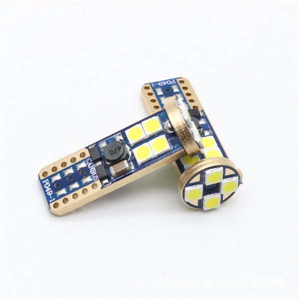 

2pcs white dc12v t10 3030 12smd error car auto led lights bulbs