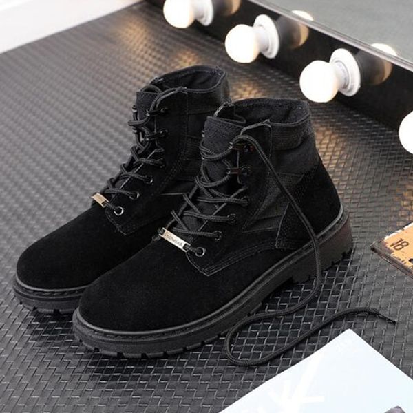 

cross-border new explosions leather boot retro martin boots men's military boots trend tooling boots wholesale 2 colors -16