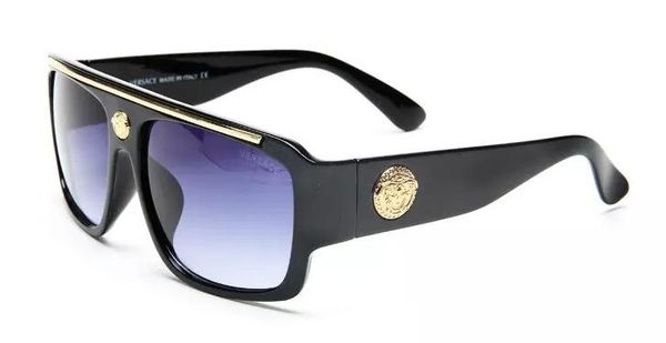 

luxury desinger square sunglasses with stamp uv400 full frame sunglasses for women men fashion accessories a9737, White;black