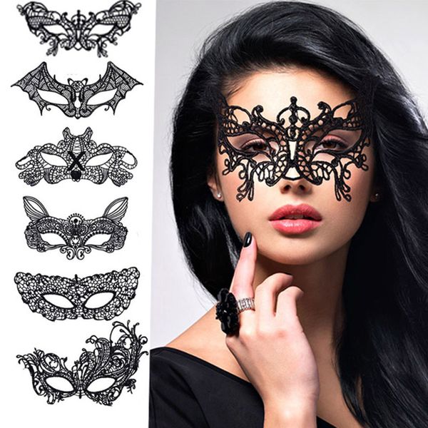 

fashion lace eye mask venetian women masquerade ball party fancy dress costume lady gifts party masks carnival hollow fancy