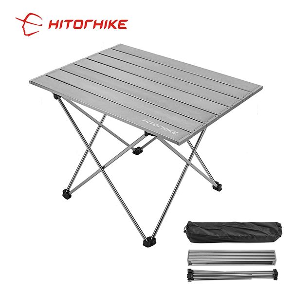 

portable table folding camping table desk foldable hiking traveling outdoor garden picnic al alloy ultra-light