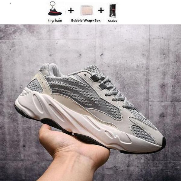 

kanye west белые кроссовки 700 мужская обувь женщины мужчины кроссовки мода люминофор оранжевый волна бегун 700 сплошной серый azael bluetra