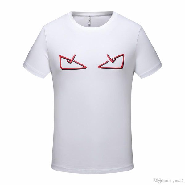 

fashion brand luxury designer t shirt hip hop white mens clothing casual t shirts for men with letters printed tshirt size, White;black
