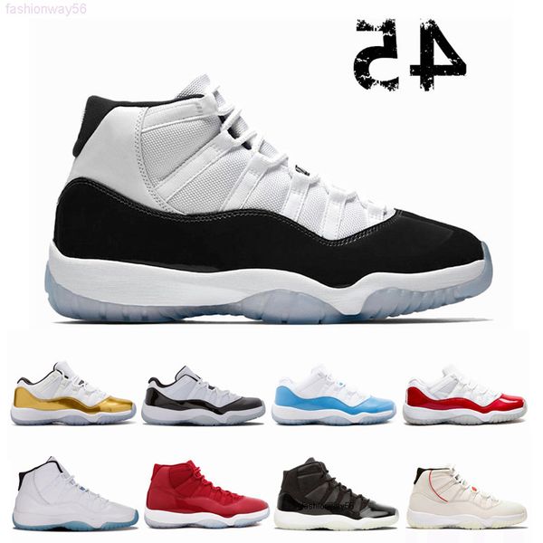 

11 gown concord cap and high 45 11s prm heiress gym red chicago platinum tint space jams mens basketball shoes sports designer