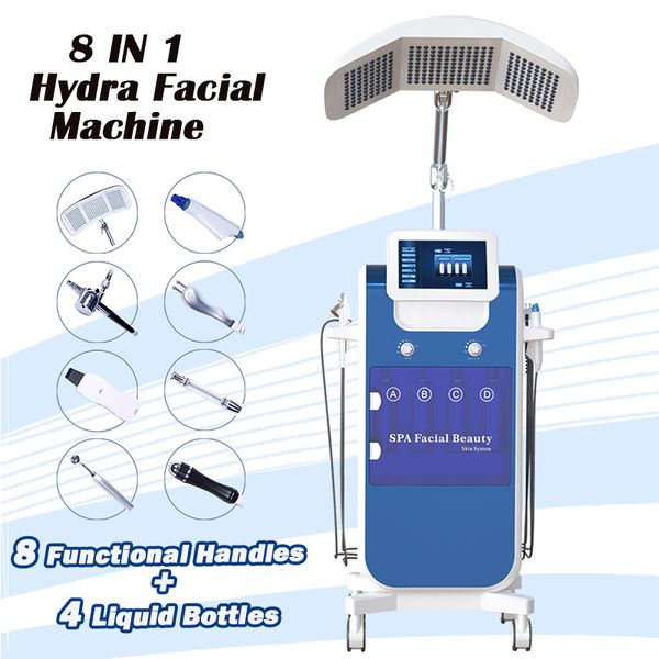 

hydrafacial ultrasonic skin scrubber cleansing imperfections aqua peeling microdermabrasion dermabrasion machine clinic spa use aging skin