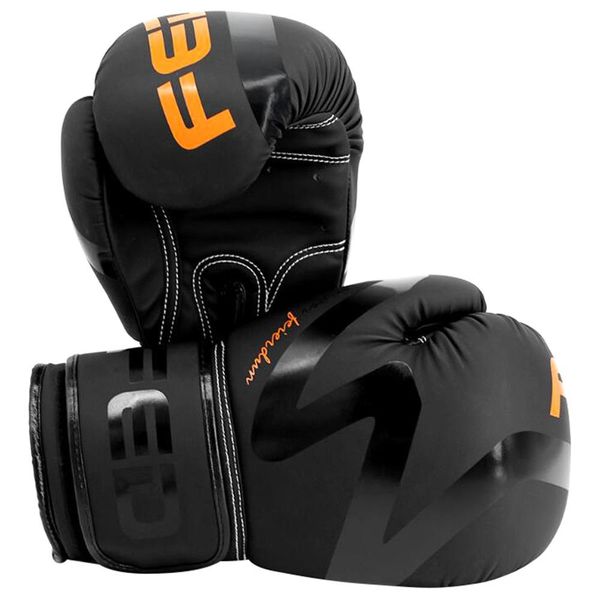 

fed xm106 fitness training boxing gloves for men 10oz - black