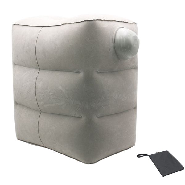 

3-layer compression inflatable travel mat pvc flocking outdoor inflatable cushion travel pillow pedal multi-function pad distrib