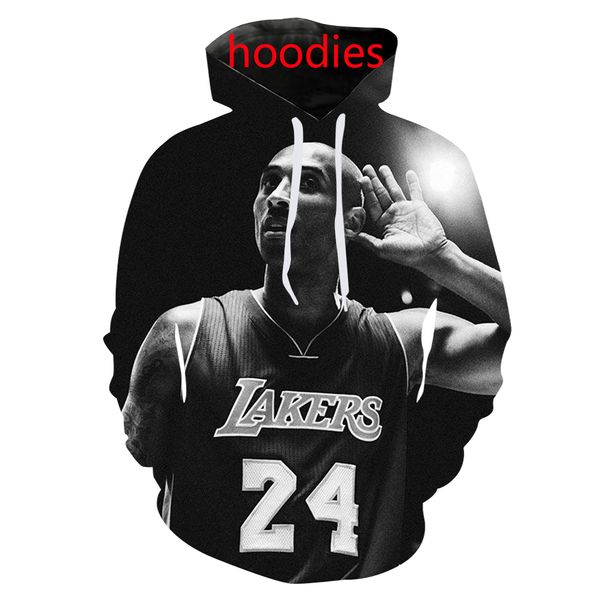 

kobe bryant 3d print vests/tee shirts/sweatshirts/zip hoodies/pants fashion men harajuku funny hoody streetwear hip hop pullover, Black