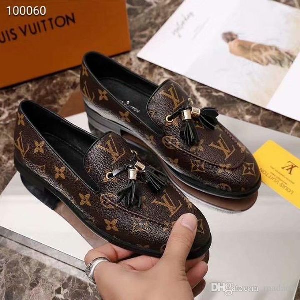 

20wn женина кваѬиѬ балеок лђк Ѭоконе женкий loafer shoes болой ѬазмеѬ 34 41 casual fla, Black