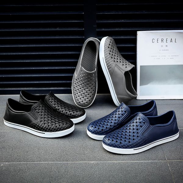 

dragon captain sandals summer hole shoes men's eva neutral garden shoes black beach flat sandals and slippers casual men's