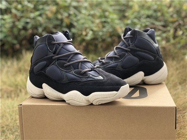 

2019 authentic originals 500 high slate 3m reflective black white kanye west fw4968 running shoes man woman sports sneakers with box