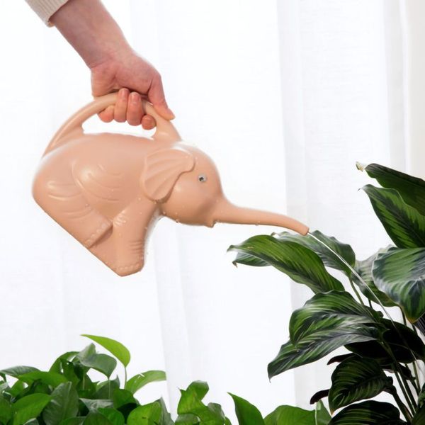 

cute baby elephant spouting kettle pot plant flower watering bottle eco-friendly household horticultural irrigation supplies