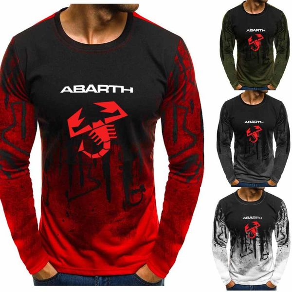 

gradient o neck pullover sweatshirts abarth car printed casual cotton men hoodies hip hop harajuku men clothing p