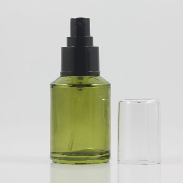 green spray bottle