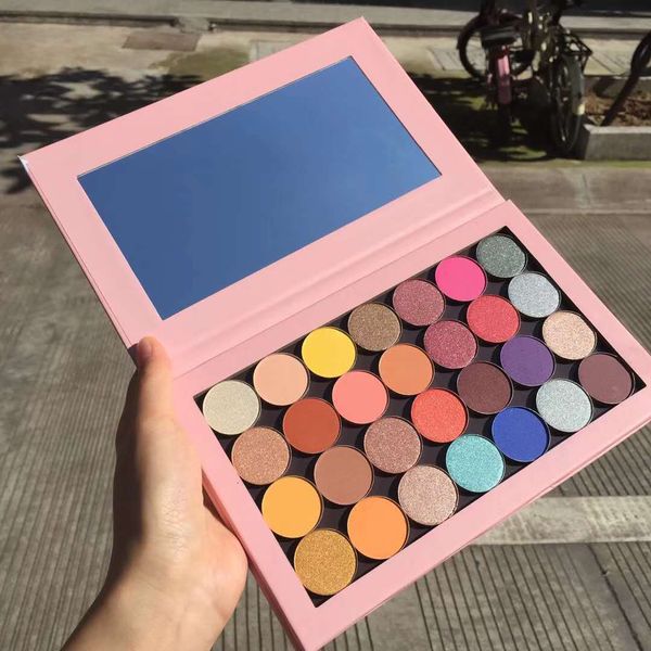 

makeup eyeshadow palette 28 colors eye shadow palettes matte pigment pressed powder maquillage eye shadow epacket +gift