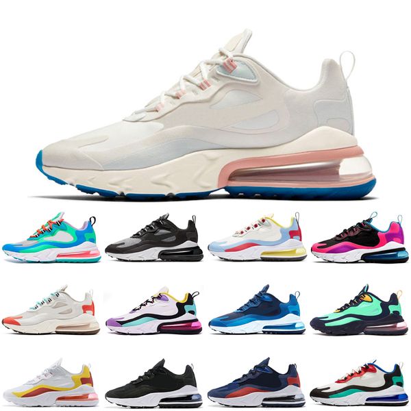 

new designer trainers react shoes right violet bauhaus hyper pink optical men running shoes athletic sneakers mens sports shoes size 36-45