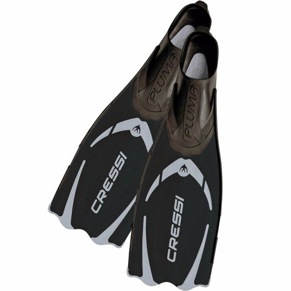 

cressi pluma diving fins snorkeling swimming flipper long blade fin super comfort for adults blue pink black