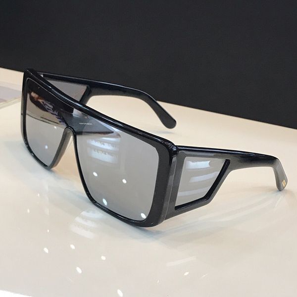 

new fashion brand designer sunglasses 0710 square frame trend avant-garde style for mans and womens selling uv400 noble eyewear, White;black
