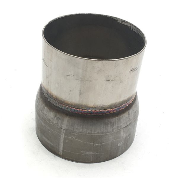

mild steel exhaust pipe reducer, 3.5 inch i.d. to 4 inch o.d