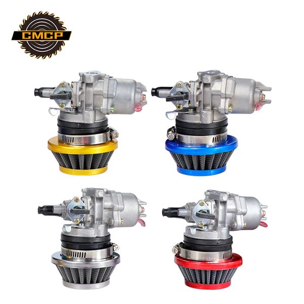 

cmcp карманный велосипед 49cc двигатель карбюратор карбюратор с воздушным фильтром 2 тактный двигатель для atv quad dirt bike