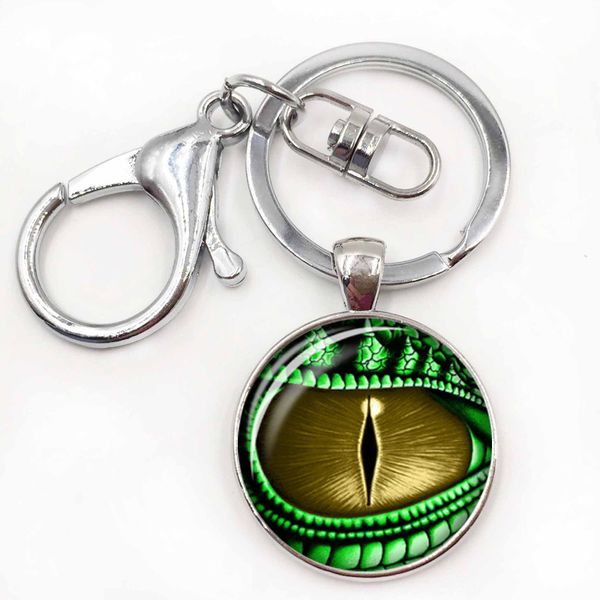 

сглаз брелок глаза стекло кабошон металлический сплав брелок ручной работы мода стекло ювелирные изделия творческий рождество, Silver